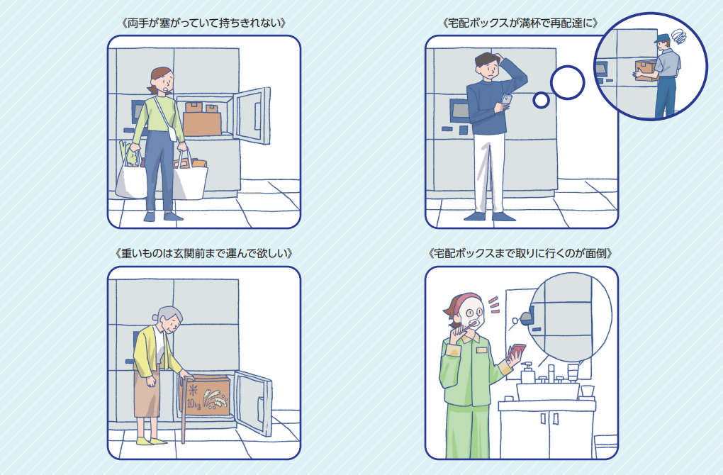 宅配ボックスはあるけれど・・・